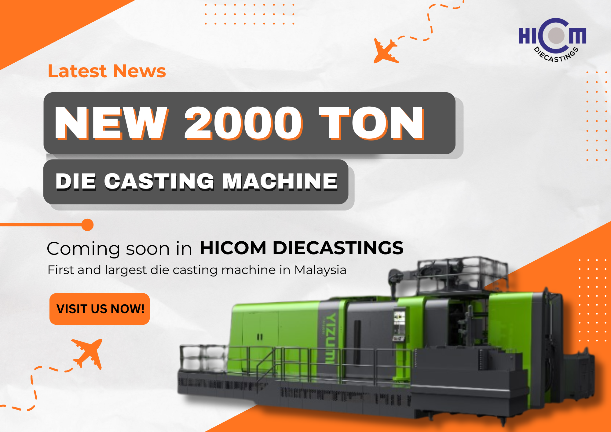 HDSB New Products | HICOM Diecastings